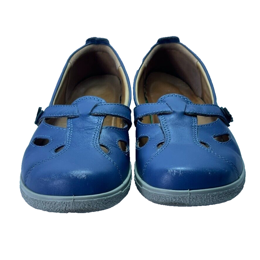 HOTTER Shoes Womens 7.5 Blue Comfort Concept Nirvana Lightweight Comfy